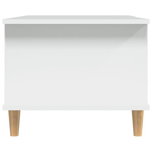Sofabord 90x50x40 cm konstrueret træ hvid