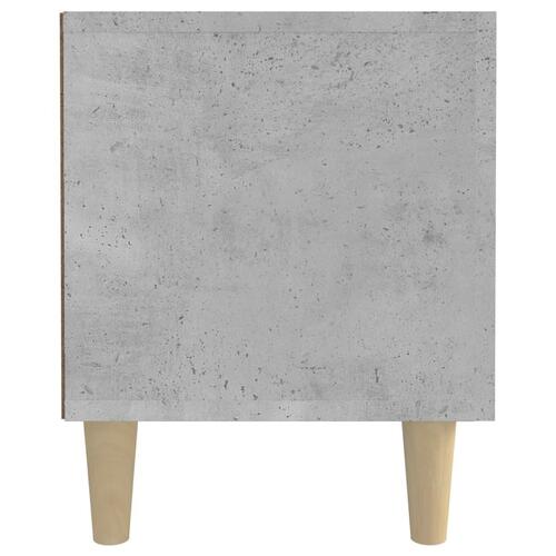 Tv-bord 180x31,5x40 cm konstrueret træ betongrå