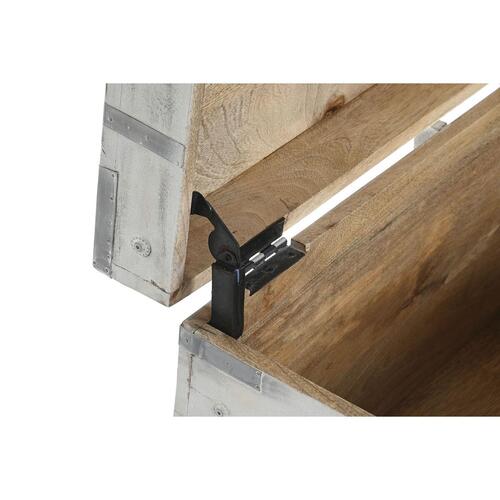 Kiste Hvid Lys brun Mangotræ 78,7 x 43 x 45,7 cm