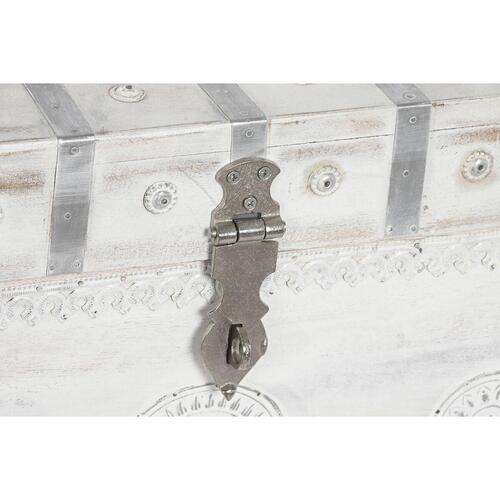 Kiste Hvid Lys brun Mangotræ 78,7 x 43 x 45,7 cm