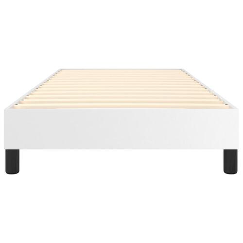 Sengeramme 100x200 cm kunstlæder hvid