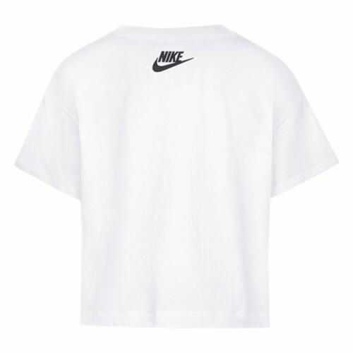 Børne Kortærmet T-shirt Nike Knit Hvid 7 år