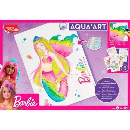Maped Aqua'Art Barbie - kreativt malekit til børn (6+)