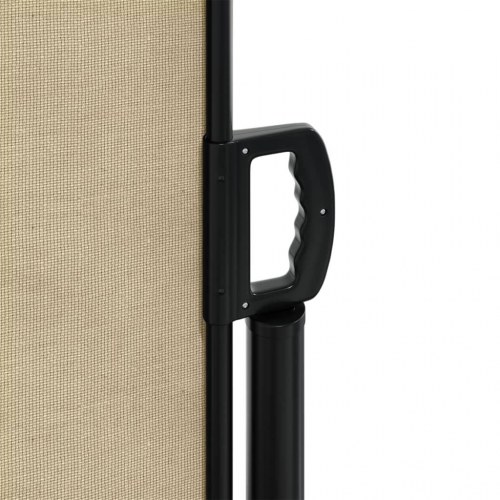 Sammenrullelig sidemarkise 120 x 600 cm beige