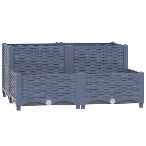 Højbed 80x80x38 cm polypropylen