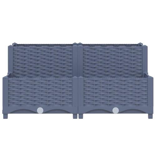 Højbed 80x80x38 cm polypropylen