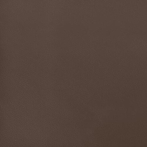Sengeramme 140x200 cm kunstlæder brun