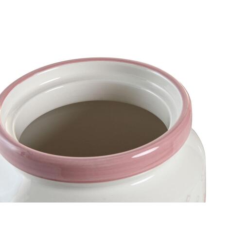 Blik 15,5 x 15,5 x 21 cm Pink Hvid Dolomite
