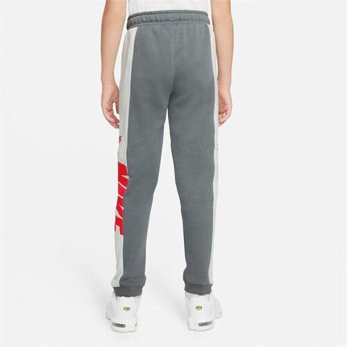 Træningsdragt til børn underdele Nike Sportswear Hvid Mørkegrå 7-8 år