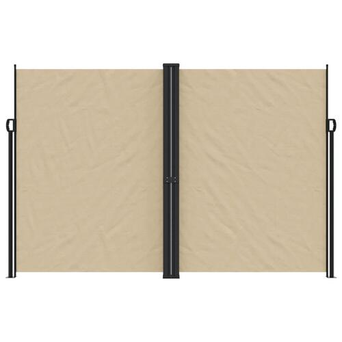 Sammenrullelig sidemarkise 220x600 cm beige