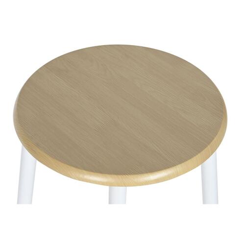 Spisebordsæt med 2 stole Metal Træ MDF 80 x 50 x 84 cm