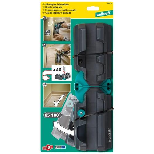 Wolfcraft smigvinkel- og geringboks 100 mm 6948200