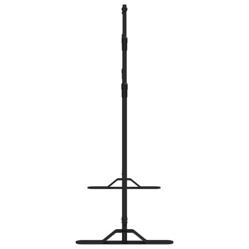 Stativ til fotobaggrund 305x243 cm stål sort