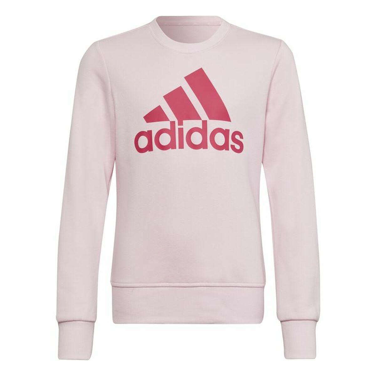 Sweatshirt uden hætte til piger Adidas Essentials Lyserød 11-12 år