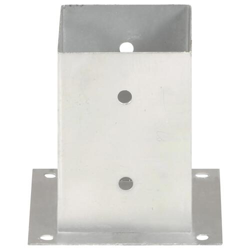 Stolpefod 4 stk. 101 mm galvaniseret metal