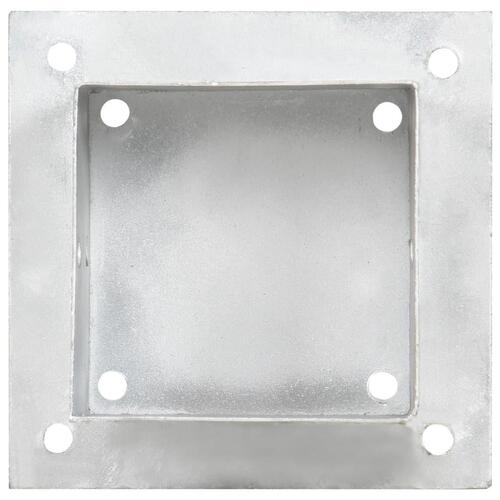 Stolpefod 4 stk. 121 mm galvaniseret metal