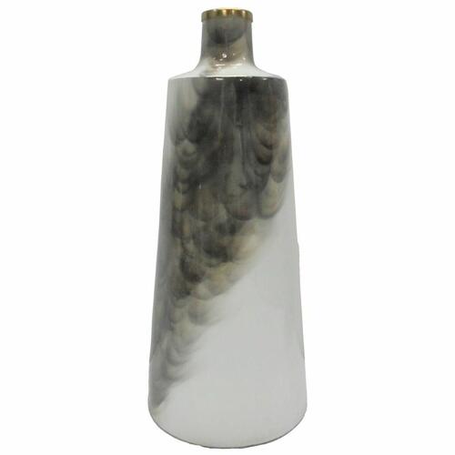 Vase Metal To-farvet Jern 15 x 15 x 37 cm Moderne