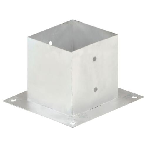 Stolpefod 4 stk. 141 mm galvaniseret metal