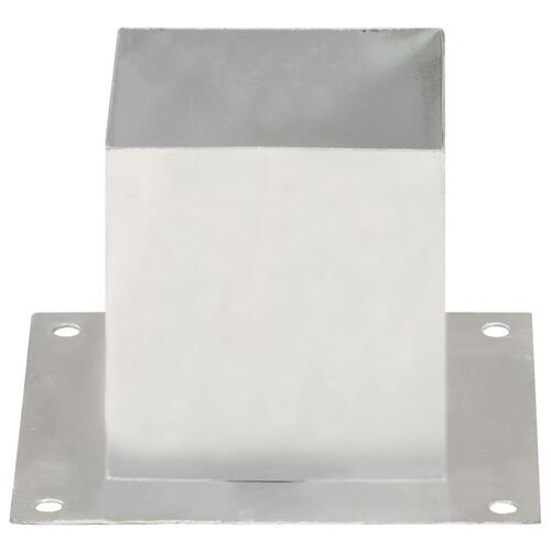 Stolpefod 4 stk. 141 mm galvaniseret metal