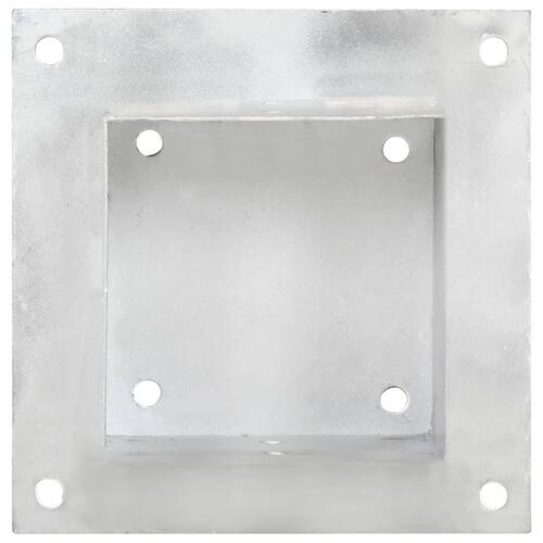 Stolpefod 4 stk. 141 mm galvaniseret metal