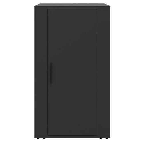 Skænk 40x33x70 cm konstrueret træ sort