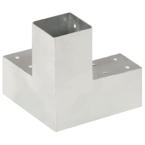 Stolpebeslag Y-form 71x71 mm galvaniseret metal