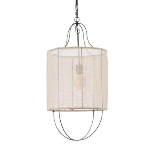 Loftslampe 38,5 x 38,5 x 75 cm Natur Gylden Metal