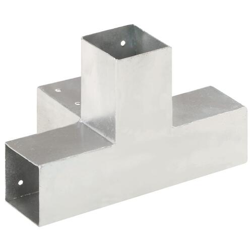 Stolpebeslag X-form 71x71 mm galvaniseret metal