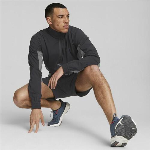 Sportsjakke til Mænd Puma Fit Woven Sort S