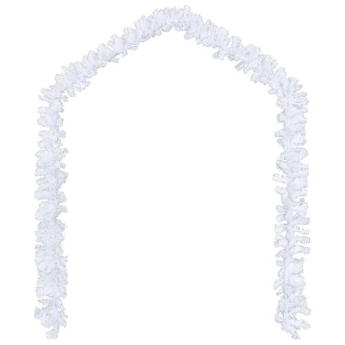Juleguirlander 4 stk. 270 cm PVC hvid