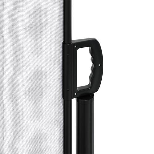 Sidemarkise 200x1000 cm sammenrullelig hvid