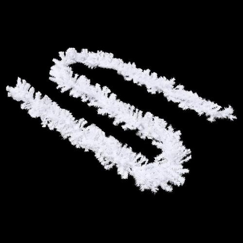 Juleguirlander 4 stk. 270 cm PVC hvid