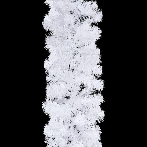 Juleguirlander 4 stk. 270 cm PVC hvid
