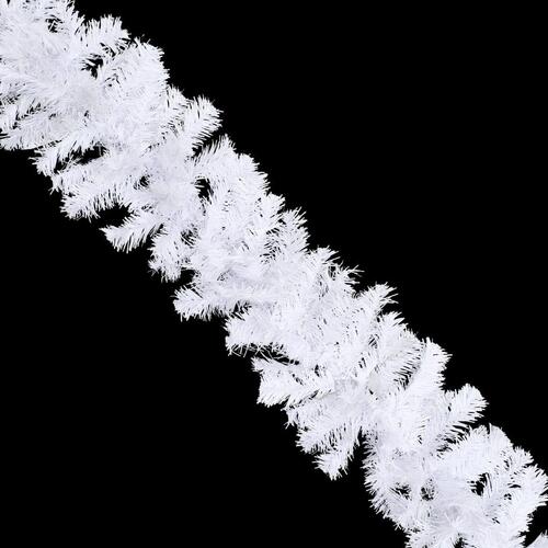 Juleguirlander 4 stk. 270 cm PVC hvid