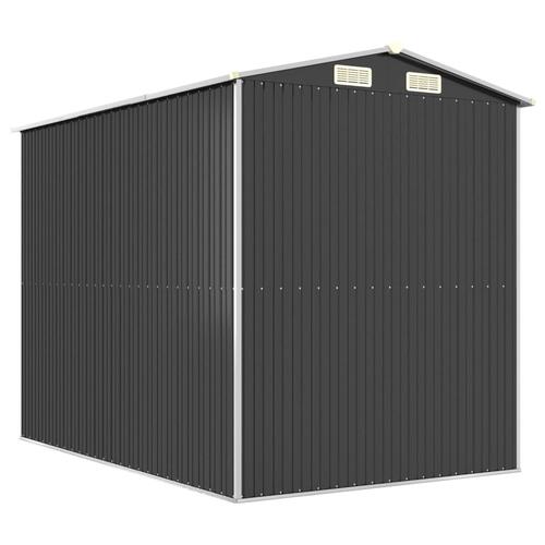 Haveskur 192x274x223 cm galvaniseret stål antracitgrå
