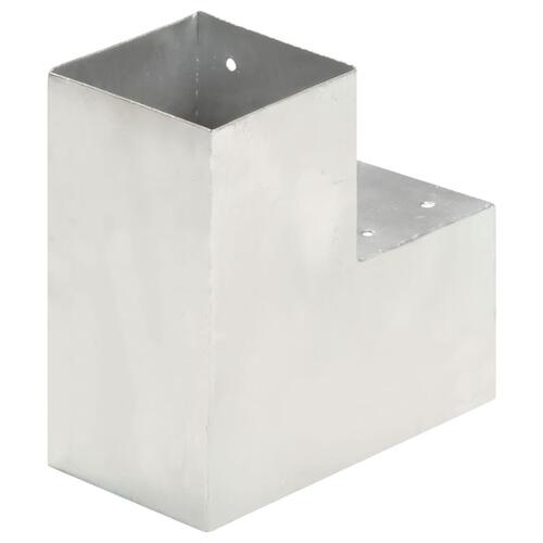 Stolpebeslag L-form 101x101 mm galvaniseret metal