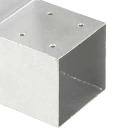 Stolpebeslag L-form 101x101 mm galvaniseret metal