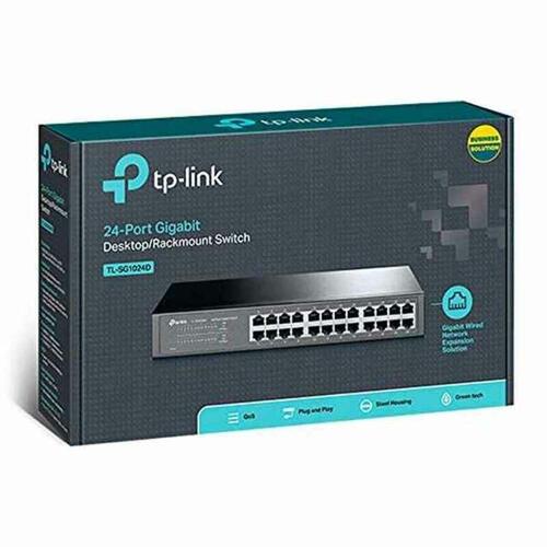 Switch til netværket med kontaktskab TP-Link TL-SG1024D(UK) 24P Gigabit