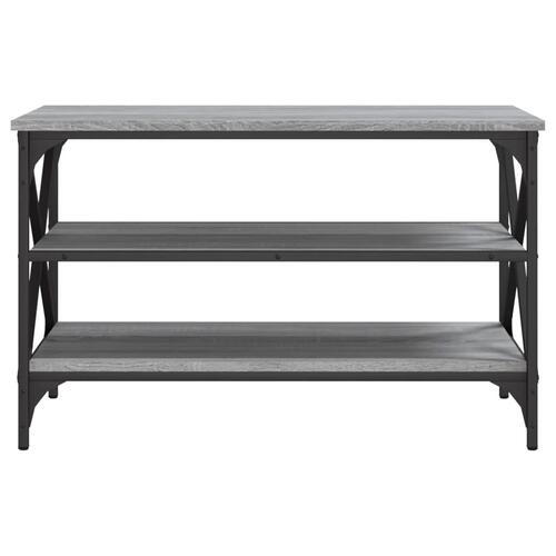 Tv-bord 80x40x50 cm konstrueret træ grå sonoma-eg