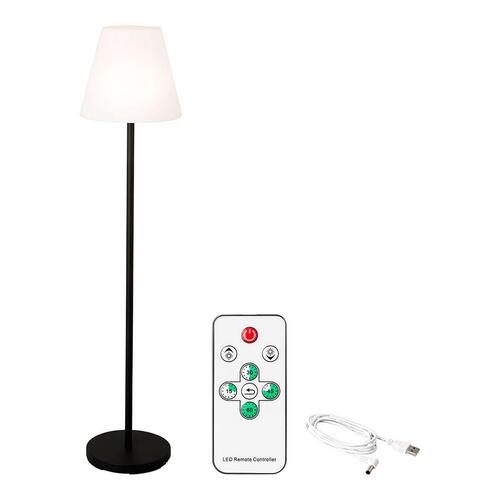 Gulvlampe Lumineo 894459 Sort 150 cm Genopladelig