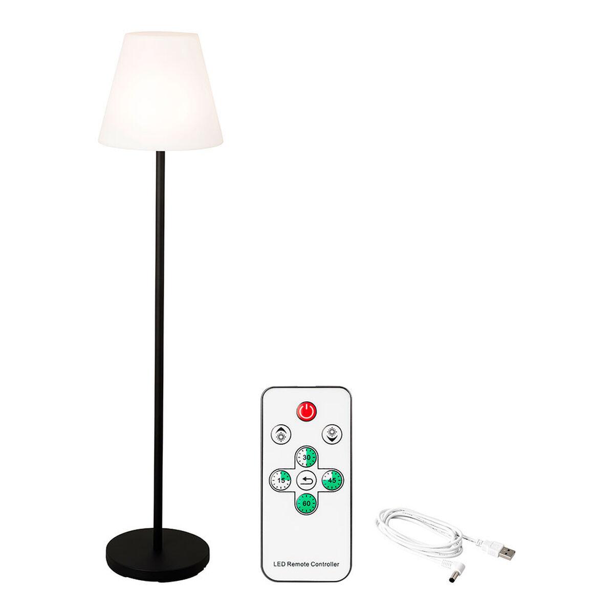 Gulvlampe Lumineo 894459 Sort 150 cm Genopladelig
