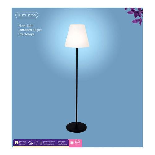 Gulvlampe Lumineo 894459 Sort 150 cm Genopladelig