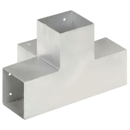 Stolpebeslag X-form 4 stk. 101x101 mm galvaniseret metal