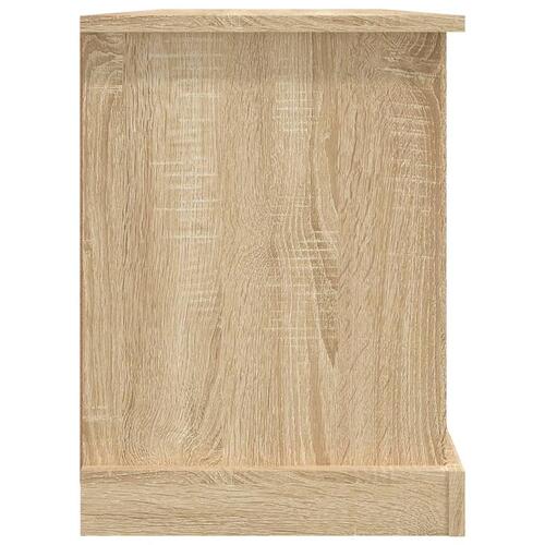 Tv-bord 99,5x35,5x48 cm konstrueret træ sonoma-eg