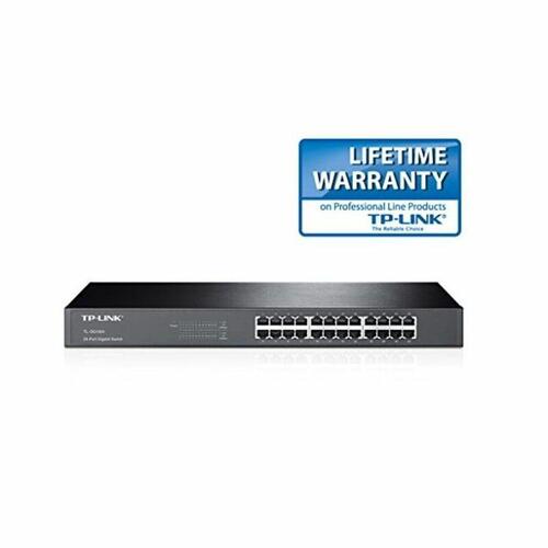 Switch til netværket med kontaktskab TP-Link TL-SG1024 24P Gigabit 19"