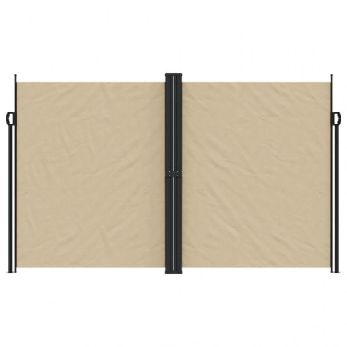 Sidemarkise 200x1200 cm sammenrullelig beige