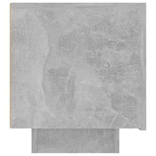 Sengeskab 100x35x40 cm konstrueret træ betongrå