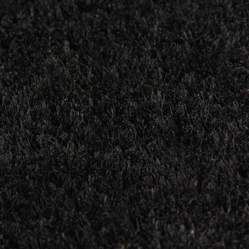 Dørmåtter 2 stk. coir 17 mm 40 x 60 cm sort