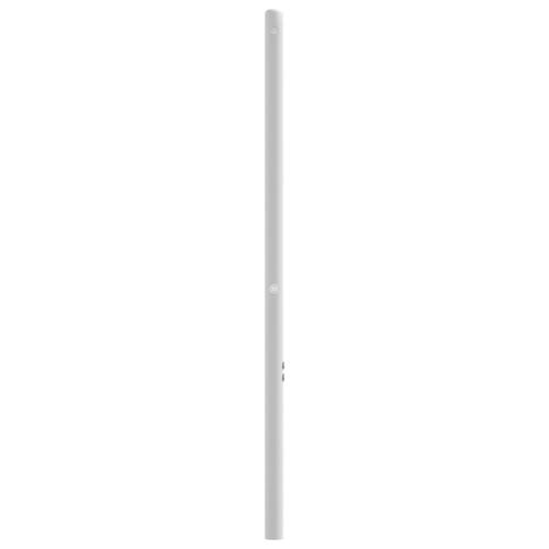 Sengegavl 107 cm metal hvid