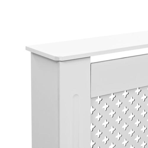 Radiatorskjuler MDF 112 x 19 x 81,5 cm hvid